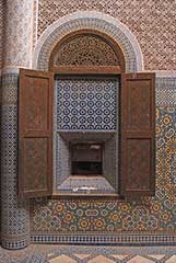TELOUET - Cheminée à l'intérieur de la kasbah du Glaoui